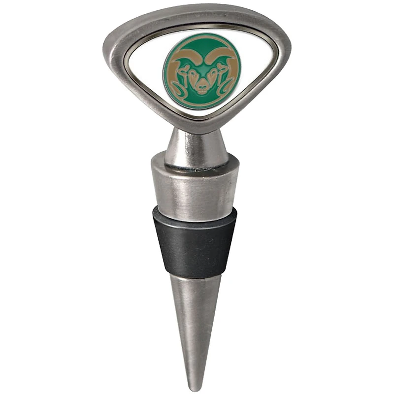 Silver Colorado State Rams Wine Stopper