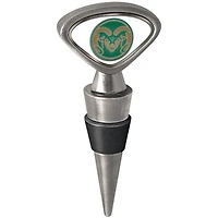 Silver Colorado State Rams Wine Stopper