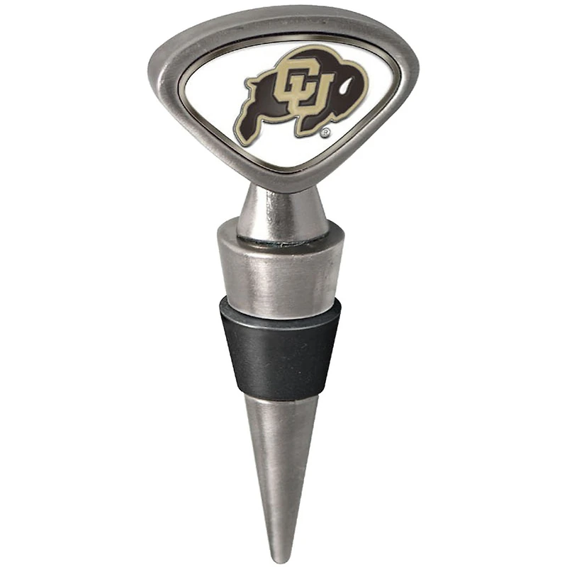 Silver Colorado Buffaloes Wine Stopper