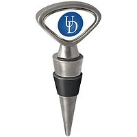 Silver Delaware Fightin' Blue Hens Wine Stopper