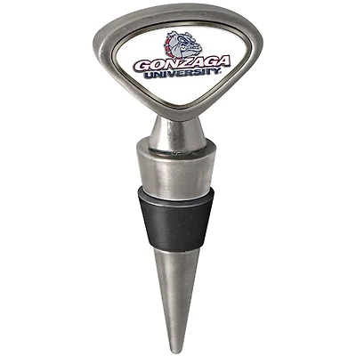 Silver Gonzaga Bulldogs Wine Stopper