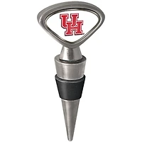 Silver Houston Cougars Wine Stopper