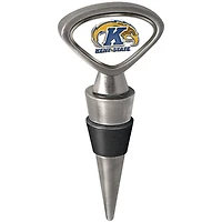 Silver Kent State Golden Flashes Wine Stopper