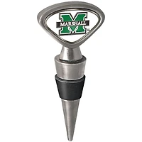 Silver Marshall Thundering Herd Wine Stopper
