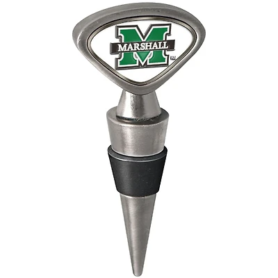 Silver Marshall Thundering Herd Wine Stopper