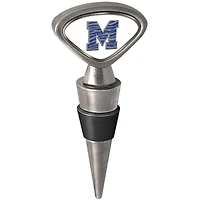 Silver Memphis Tigers Wine Stopper