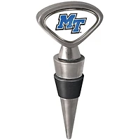 Silver MTSU Blue Raiders Wine Stopper