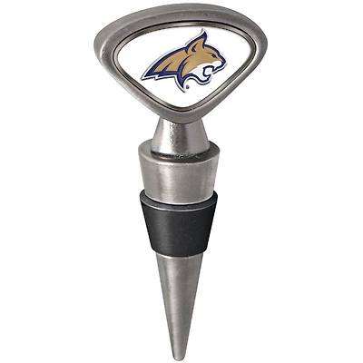 Silver Montana State Bobcats Wine Stopper