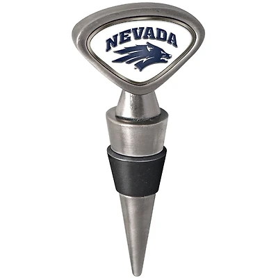 Silver Nevada Wolf Pack Wine Stopper
