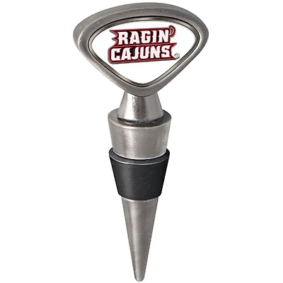 Silver Louisiana Ragin' Cajuns Wine Stopper