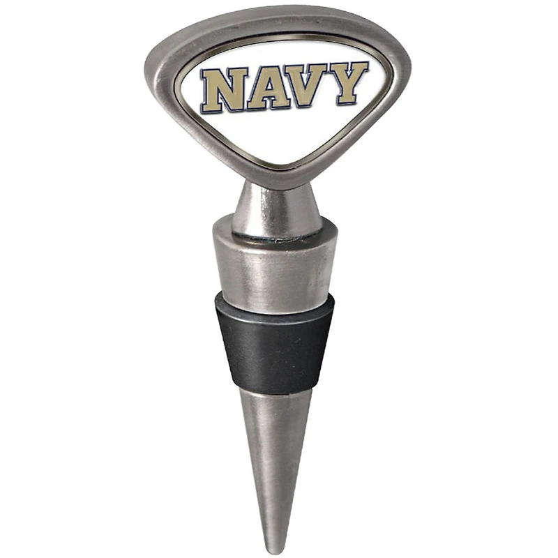 Silver Navy Midshipmen Wine Stopper