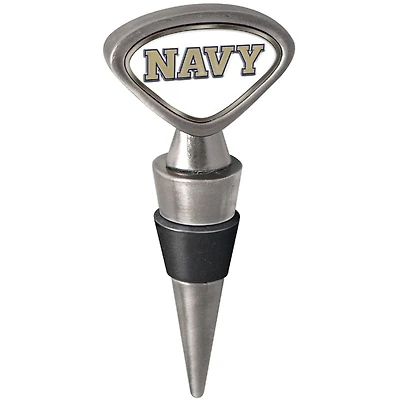 Silver Navy Midshipmen Wine Stopper
