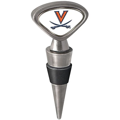 Silver Virginia Cavaliers Wine Stopper