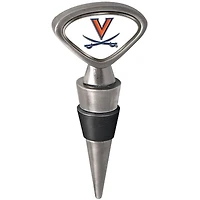 Silver Virginia Cavaliers Wine Stopper