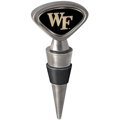 Silver Wake Forest Demon Deacons Wine Stopper