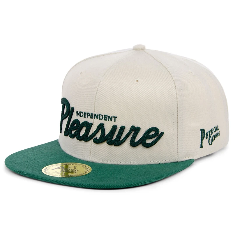 Men's Physical Culture Cream Independent Pleasure Club of New Jersey Black Fives Snapback Adjustable Hat