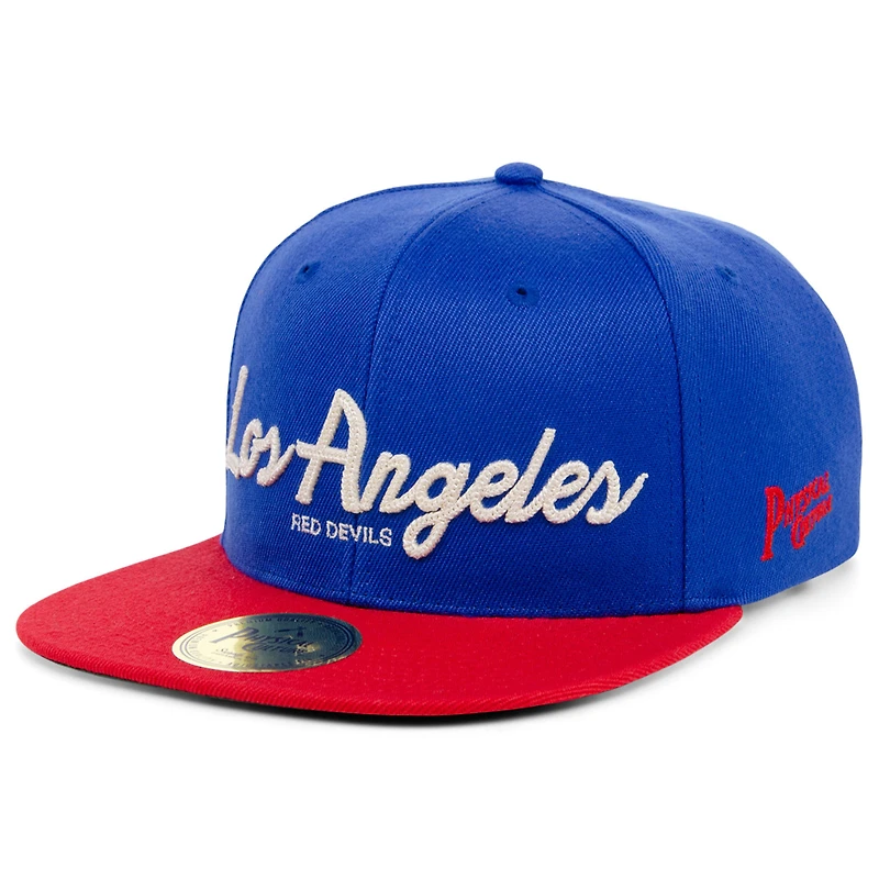 Men's Physical Culture Royal Los Angeles Red Devils Black Fives Snapback Adjustable Hat