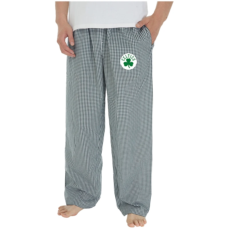 Men's Concepts Sport Green/White Boston Celtics Tradition Woven Pants