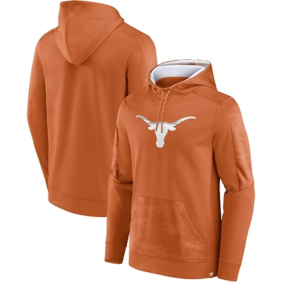Men's Fanatics Texas Orange Texas Longhorns On The Ball Pullover Hoodie