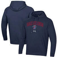 Men's Under Armour Navy FDU-Florham Devils All Day Fleece Pullover Hoodie