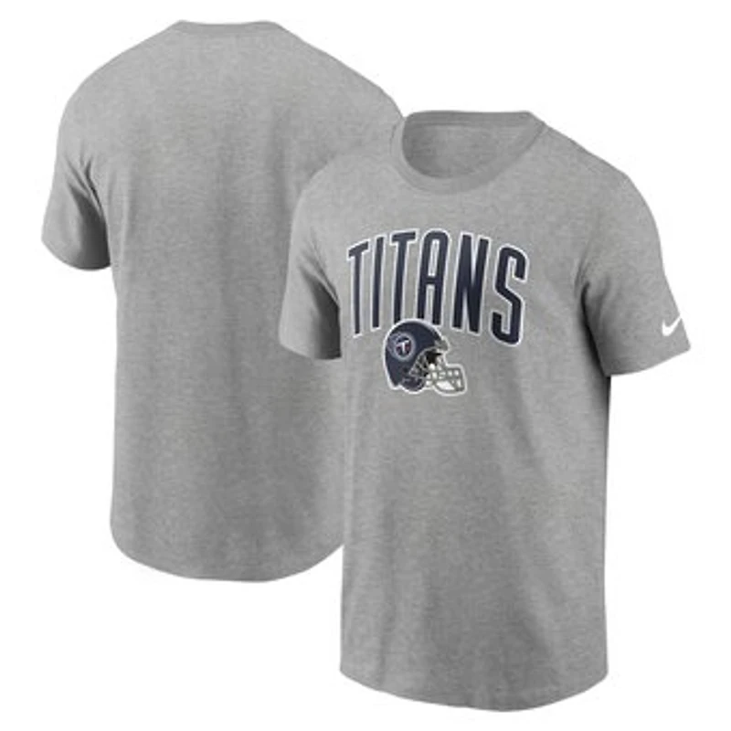 Men's Nike Heathered Gray Tennessee Titans Team Athletic T-Shirt