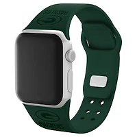 Green Green Bay Packers Debossed Silicone Apple Watch Band