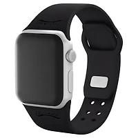 Black Philadelphia Eagles Debossed Silicone Apple Watch Band