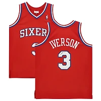 Allen Iverson Philadelphia 76ers Autographed Mitchell & Ness - Swingman Jersey