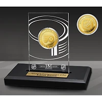Highland Mint Philadelphia Flyers 3'' x 5'' Acrylic Gold Coin Desk Top Display