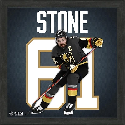 Highland Mint Mark Stone Vegas Golden Knights 13'' x 13'' Player Impact Frame