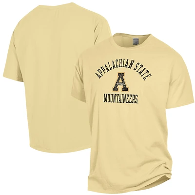 Men's ComfortWash Gold Appalachian State Mountaineers Arch Logo Garment Dyed T-Shirt
