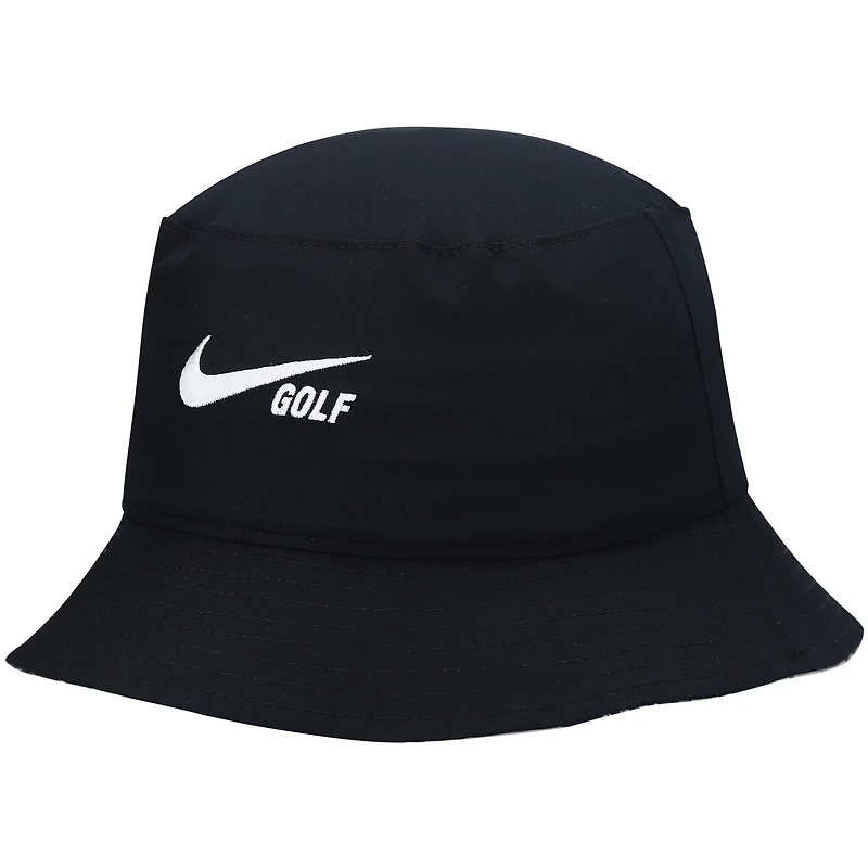 Men's Nike Golf Black Performance NGC Reversible Bucket Hat