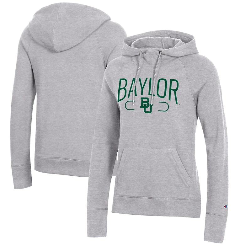 Women's Champion Gray Baylor Bears Core 2.0 Fleece Pullover Hoodie