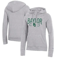 Women's Champion Gray Baylor Bears Core 2.0 Fleece Pullover Hoodie