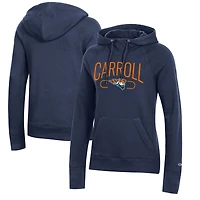 Women's Champion Navy Carroll University Pioneers Core 2.0 Fleece Pullover Hoodie