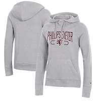 Women's Champion Gray Phillips Exeter Academy Big Red Core 2.0 Fleece Pullover Hoodie