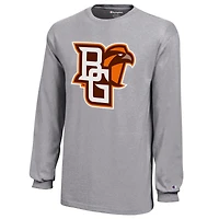 Youth Champion Gray Bowling Green St. Falcons Jersey Long Sleeve T-Shirt