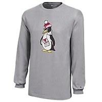 Youth Champion Gray Youngstown State Penguins Jersey Long Sleeve T-Shirt