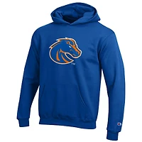 Youth Champion Royal Boise State Broncos Eco Powerblend Pullover Hoodie
