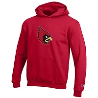 Youth Champion Red Catholic University Cardinals Eco Powerblend Pullover Hoodie