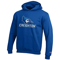 Youth Champion Blue Creighton Bluejays Eco Powerblend Pullover Hoodie