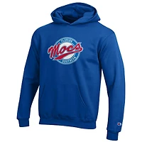 Youth Champion Blue Florida Southern Moccasins Eco Powerblend Pullover Hoodie