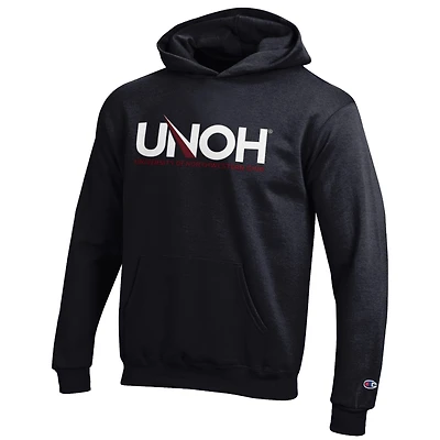 Youth Champion Black Northwestern Ohio Racers Eco Powerblend Pullover Hoodie