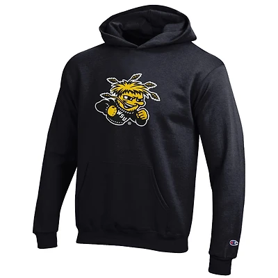 Youth Champion Black Wichita State Shockers Eco Powerblend Pullover Hoodie