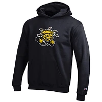 Youth Champion Black Wichita State Shockers Eco Powerblend Pullover Hoodie