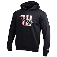 Youth Champion Black Wittenberg University Tigers Eco Powerblend Pullover Hoodie