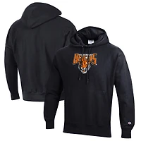 Men's Champion Black Buffalo State Bengals Reverse Weave Fleece Pullover Hoodie
