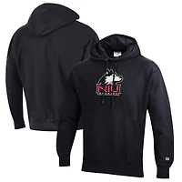 Men's Champion Black Northern Illinois Huskies Reverse Weave Fleece Pullover Hoodie
