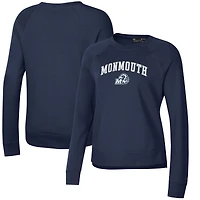 Women's Under Armour Navy Monmouth Hawks All Day Pullover Sweatshirt