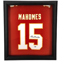 Patrick Mahomes Kansas City Chiefs Autographed Framed Nike Red Limited Jersey Shadowbox